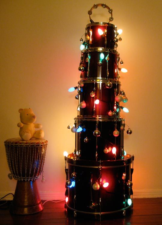Drummers Christmas Tree