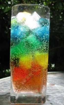 Double Rainbow Cocktail for St Patiricks day